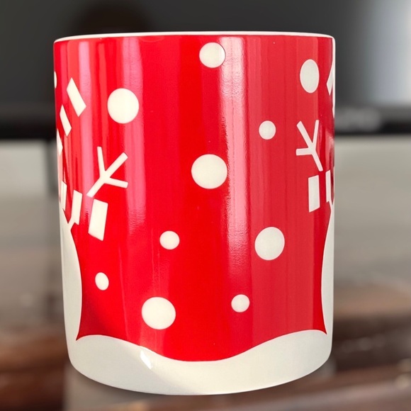 Crate & Barrel Snowman Christmas Winter Coffee Mug - Picture 3 of 7